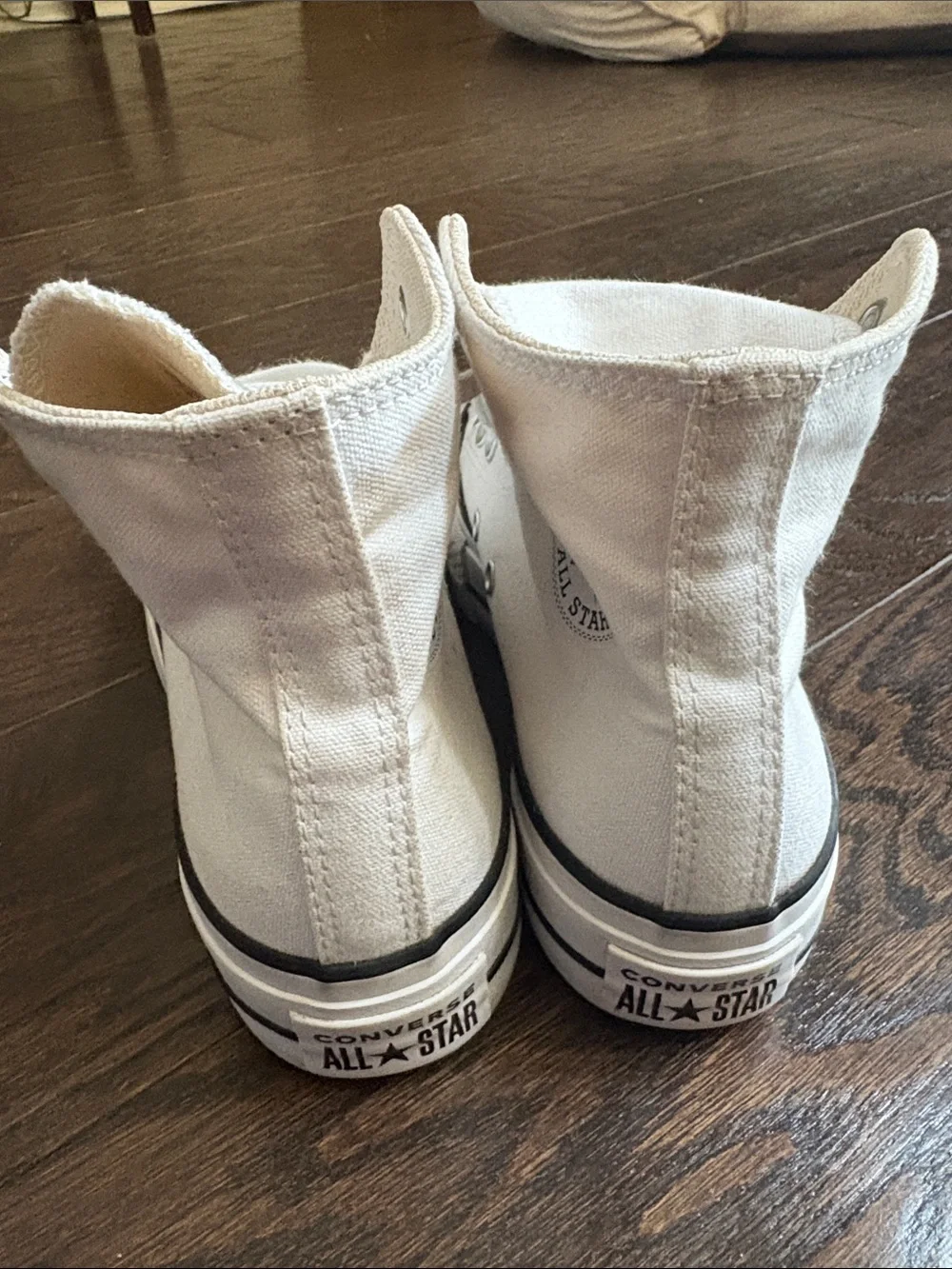 Converse High-Top Canvas Sneakers in White